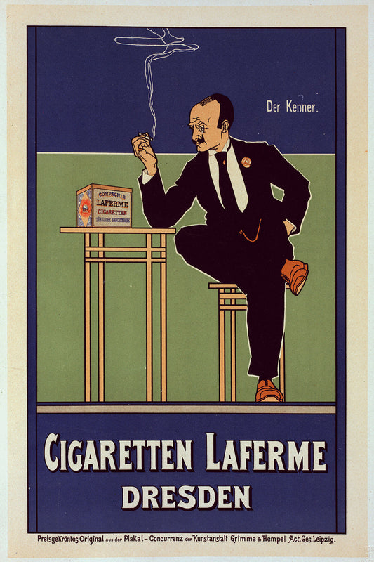 Cigaretten Laferme by Fritz Rehm - 1898