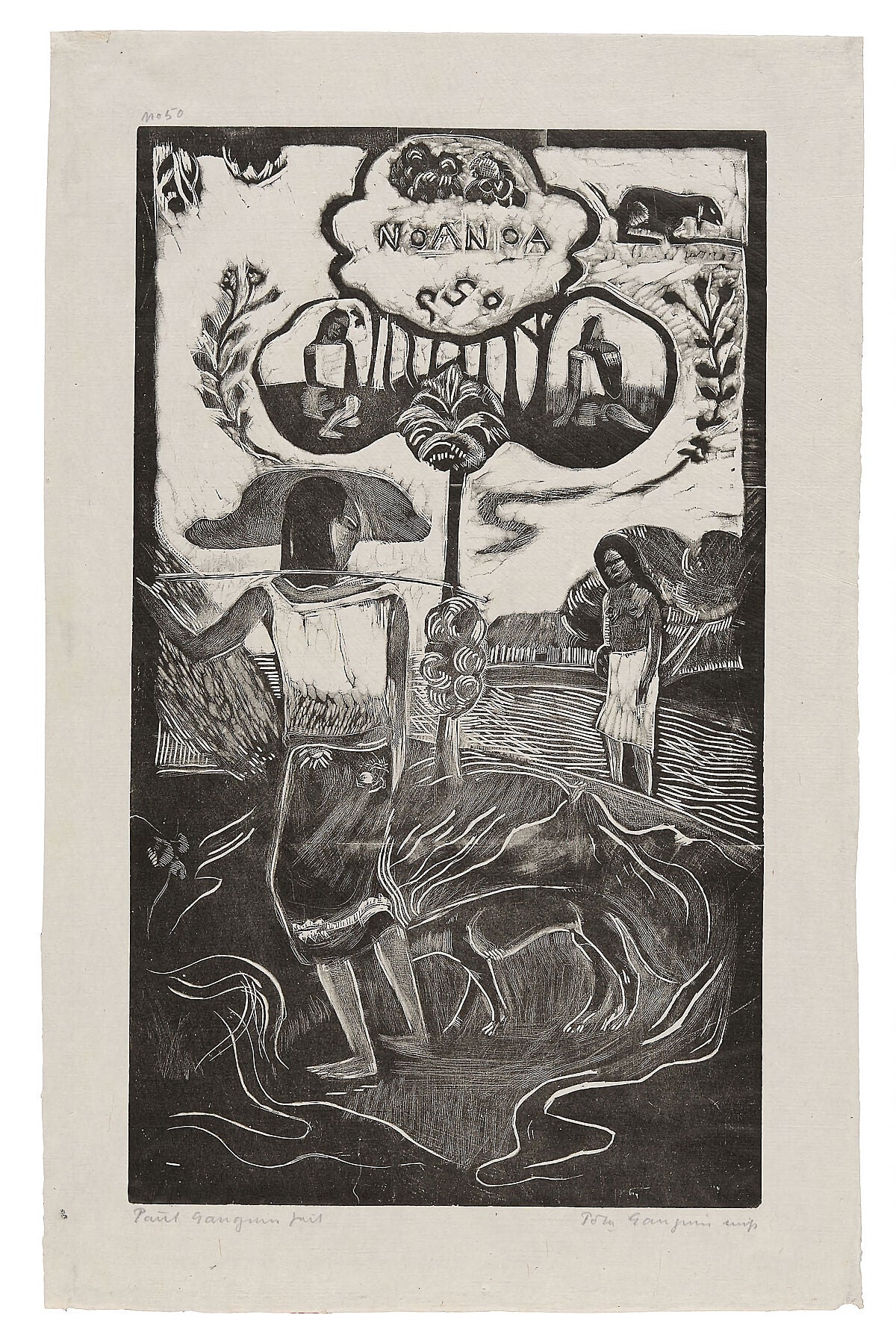 Noa Noa (Fragrant), from the Noa Noa Suite 1893–94, printed and published in 1921 - by Paul Gauguin.