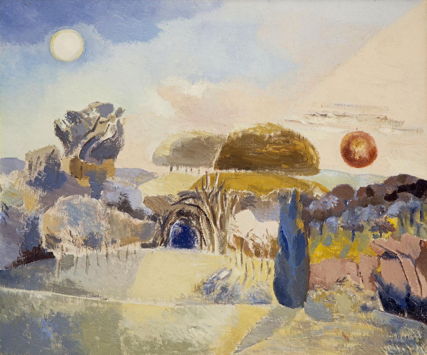Paysage de l'équinoxe vernal (III) Paul Nash - 1944 