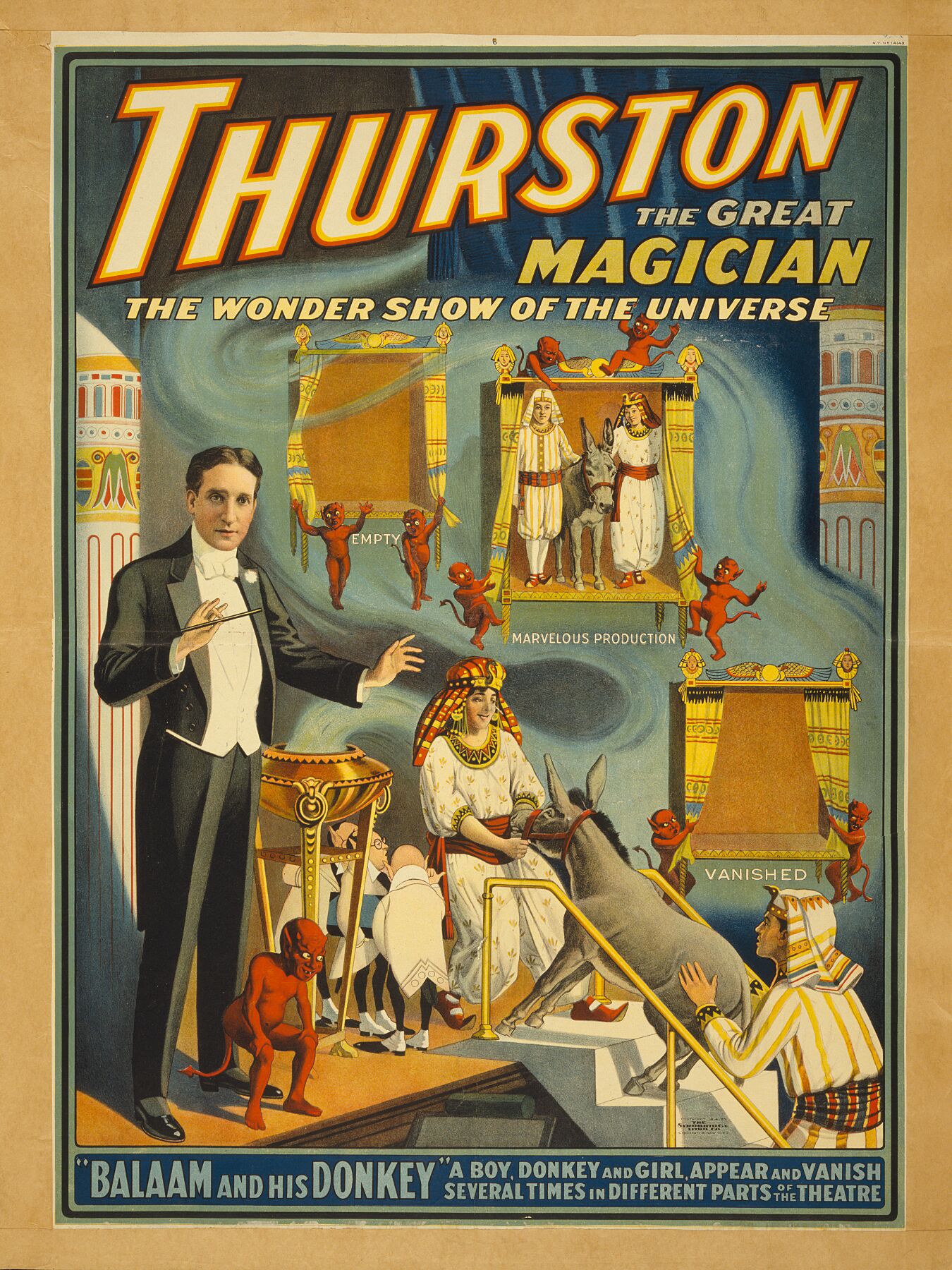 Thurston el Gran Mago, El Maravilloso Espectáculo del Universo - c.1914