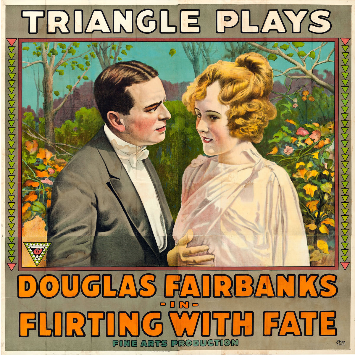 Poster for 'Flirting with Fate' - 1916