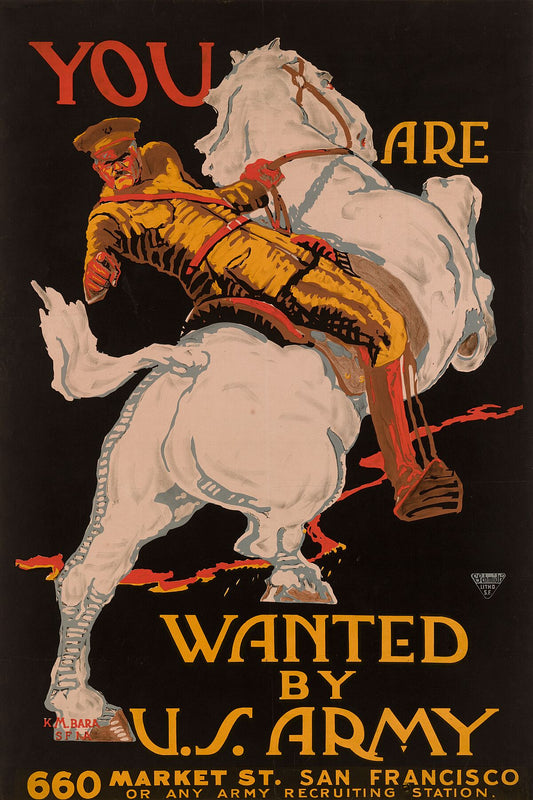 You are Wanted by US Army, John Pershing, by KM Bara - c.1917 