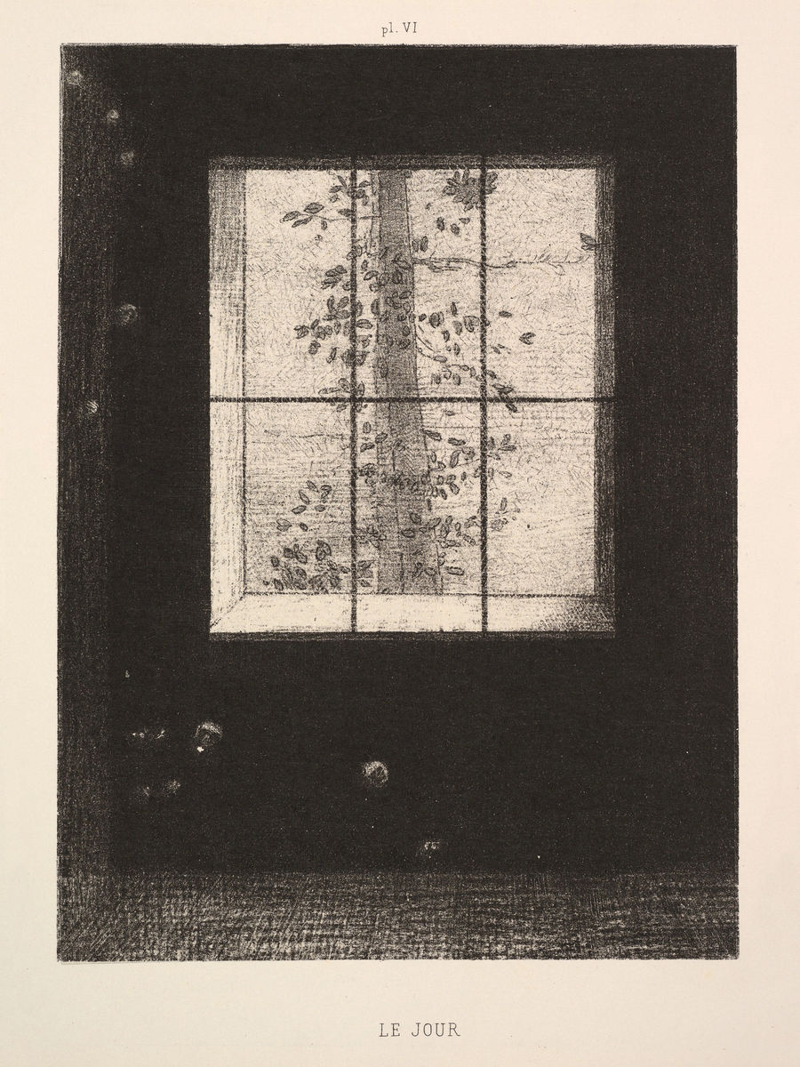 Day (Le Jour), from the series, Dreams (Songes) by Odilon Redon - 1891