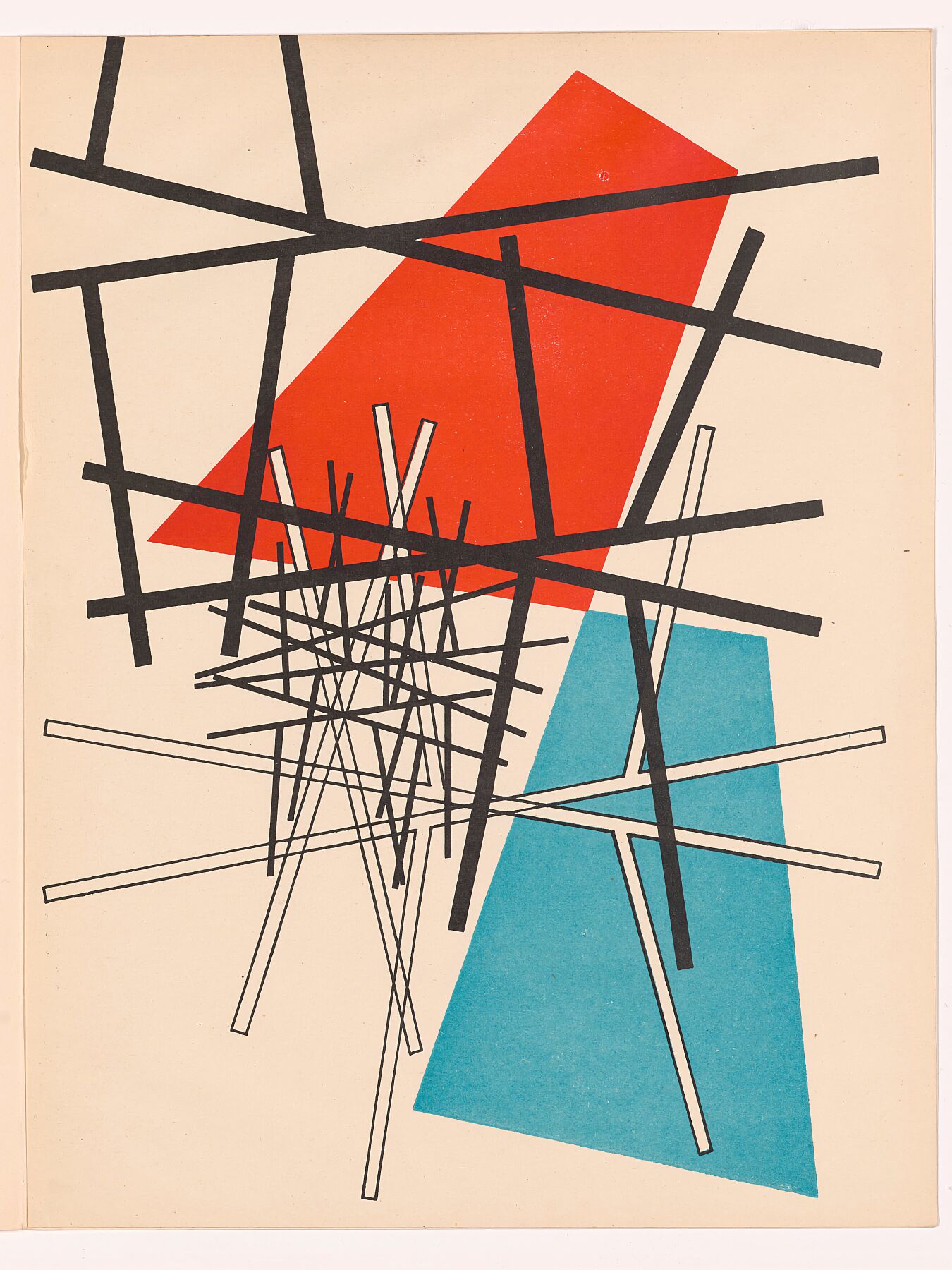 Plate from 10 Origin by Sophie Taeuber-Arp - 1942