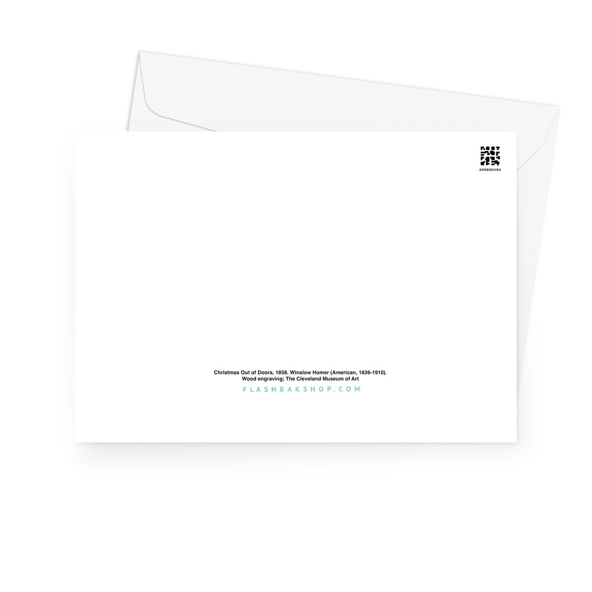 Christmas Out of Doors by Winslow Homer, 1868 - Greeting Card