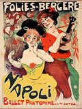 Poster (1901), by Jules-Alexandre Grün (1868-1934), for 'Napoli' (1901), by Franco Alfano (1875-1954).
