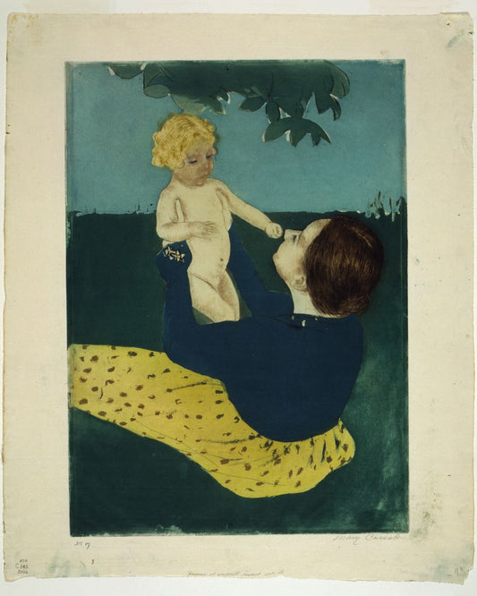 Sous le marronnier par Mary Cassatt - ch. 1898