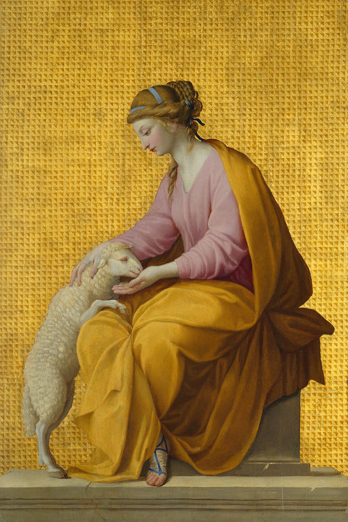 Meekness by Eustache Le Sueur - 1650