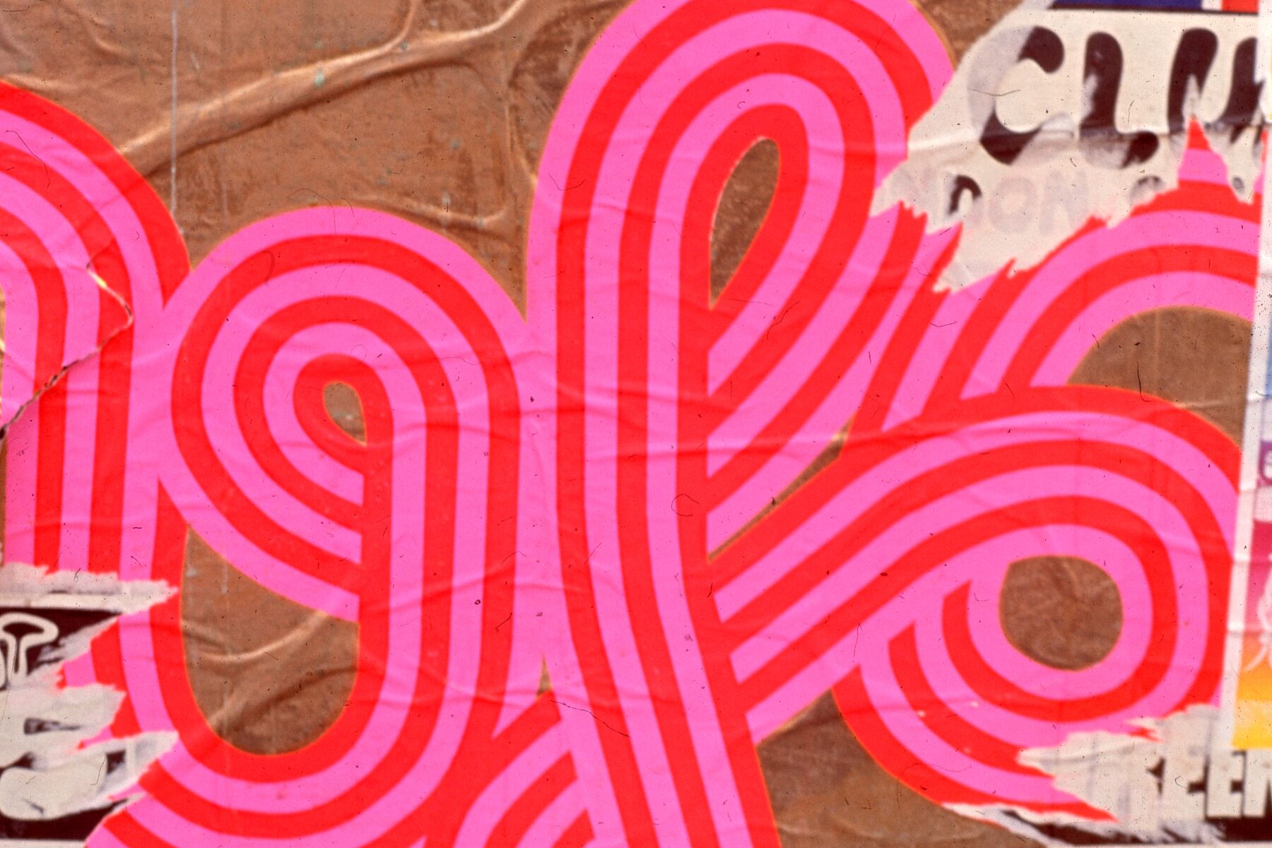 Pink Swirls by Bob Hyde. Taken in the West End of London in the 1960s.