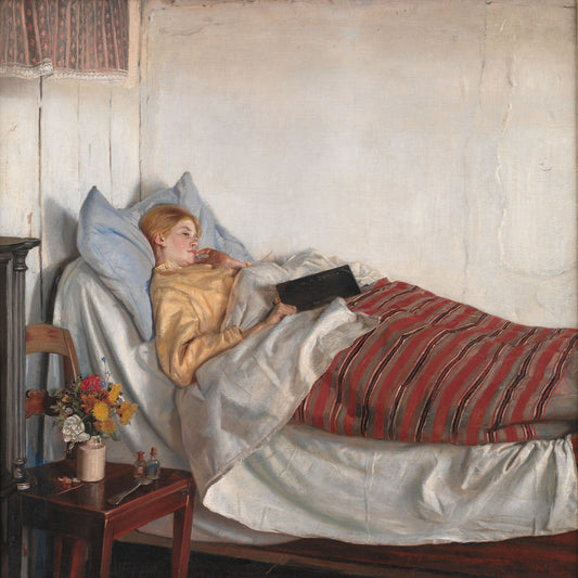 The Sick Girl by Michael Ancher - 1882
