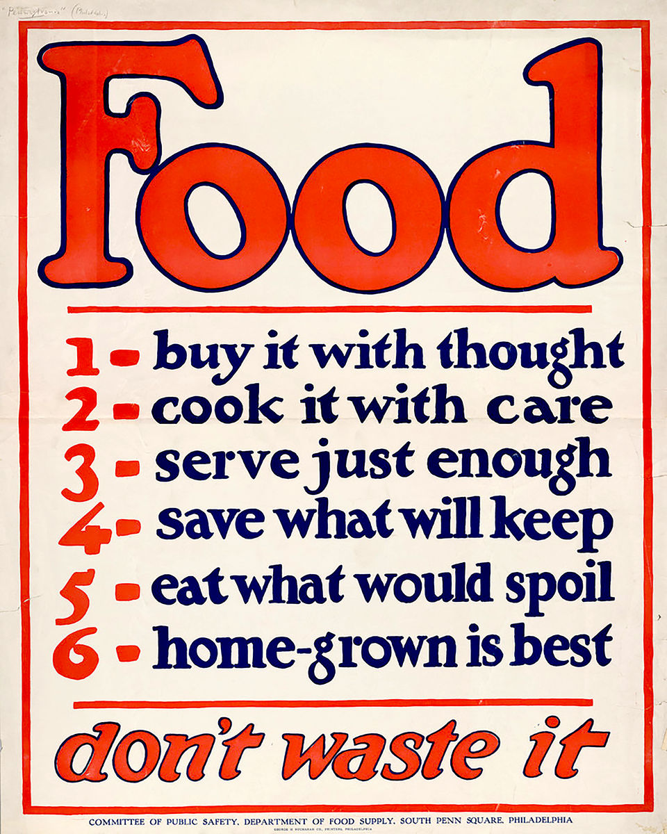 “Food Don't Waste It - WW1