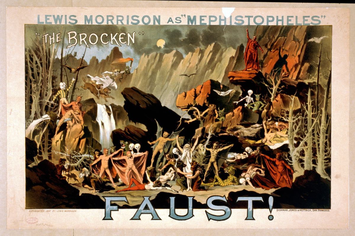 Faust with Lewis Morrison as 'Mephistopheles'