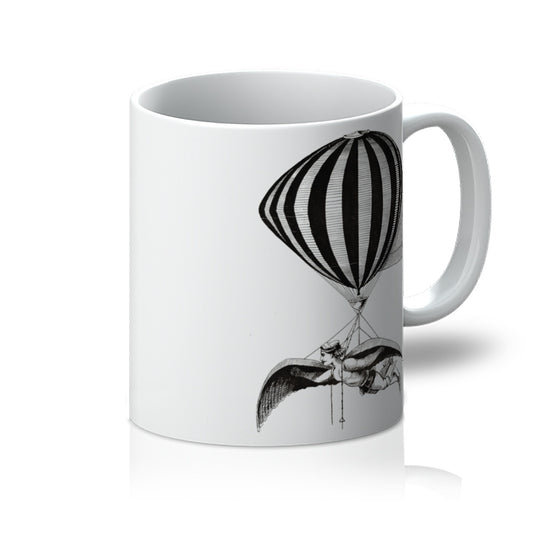 Aerialist Suspended from a Balloon - Mug