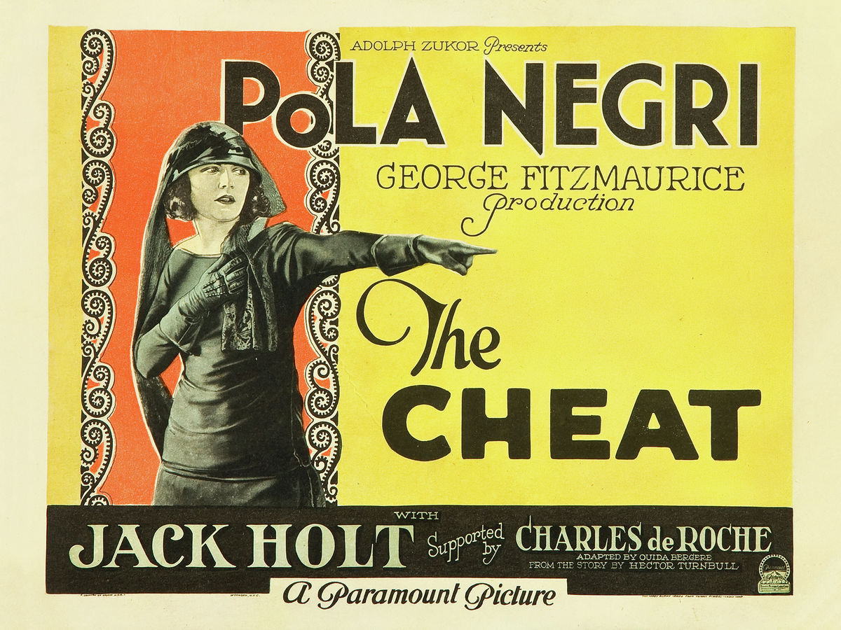 The Cheat, Lobby Card - 1923