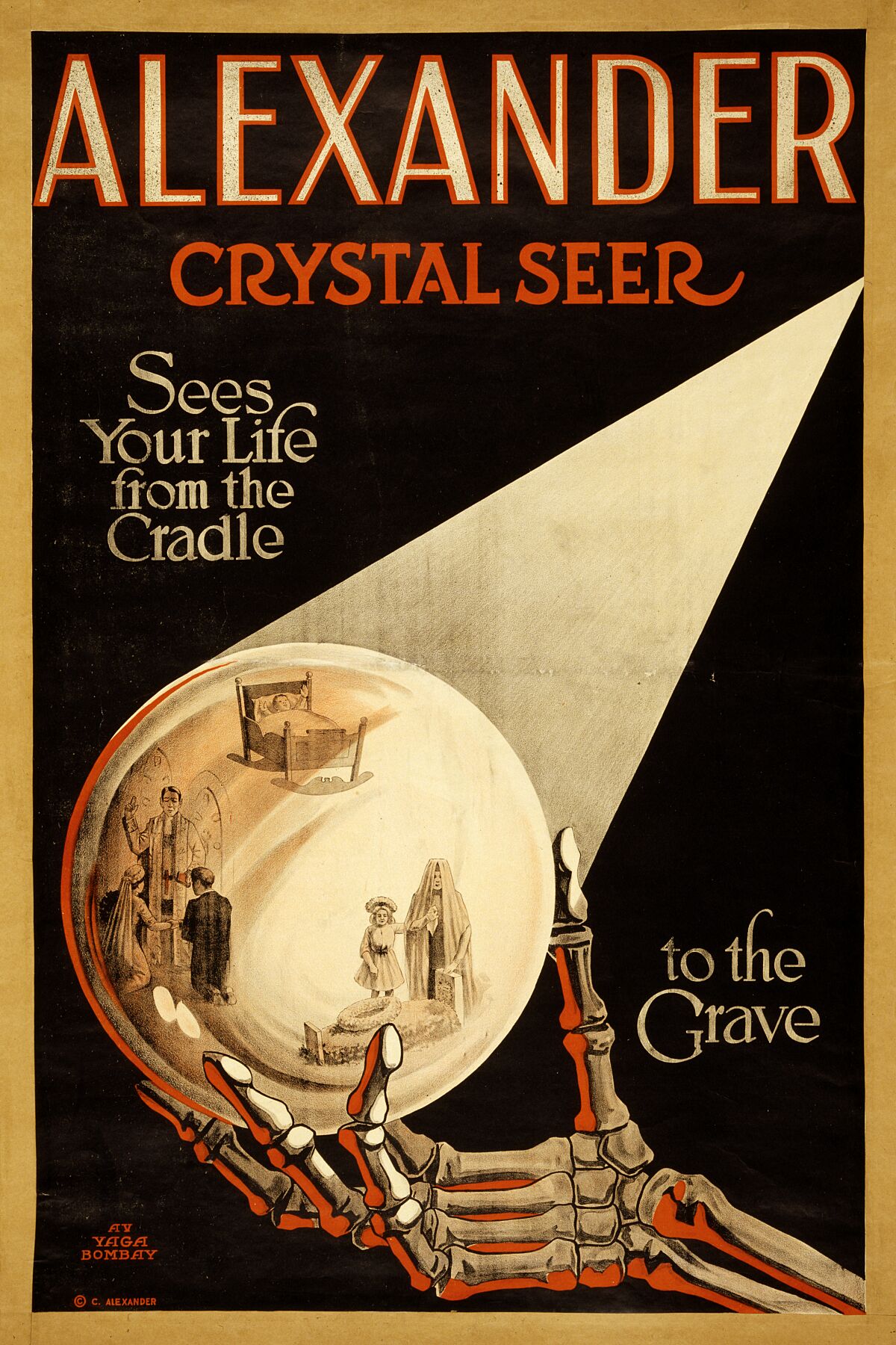 Alexander, Crystal Seer sait, voit, dit tout - c.1910 