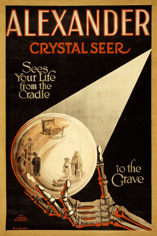 Alexander, Crystal Seer sabe, ve, dice todo - c.1910