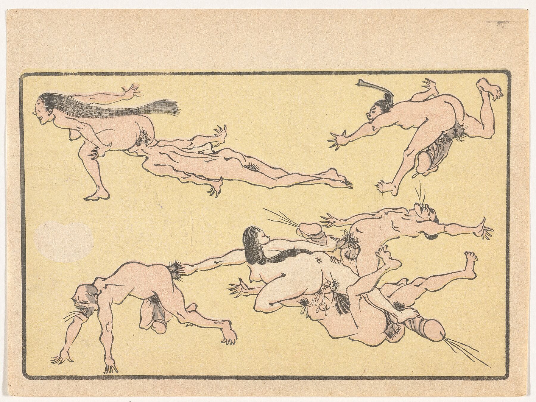 Orgy by Kawanabe Kyôsai - c. 1870 - c. 1880