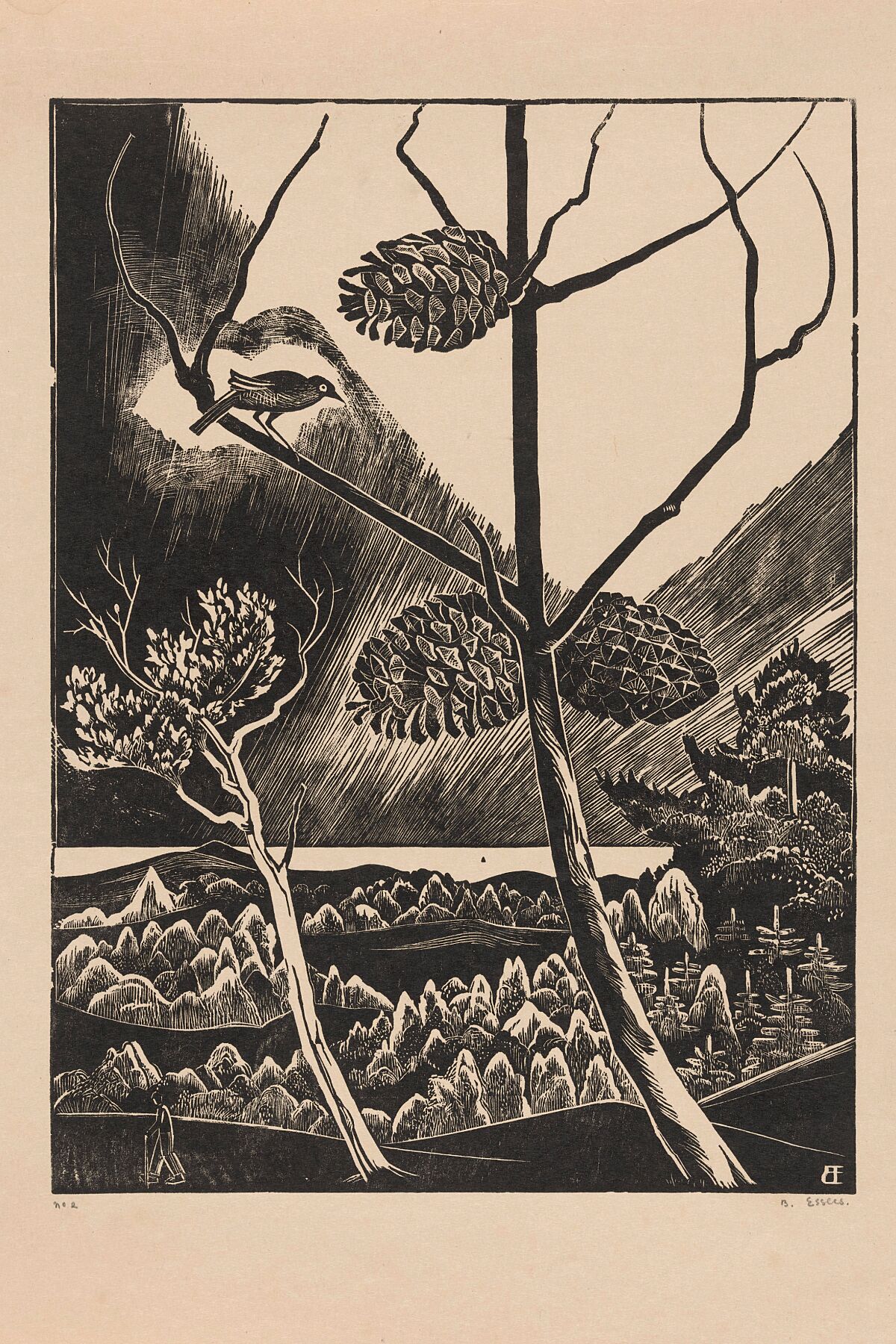 Pine Branch by Bernard Essers - c. 1932