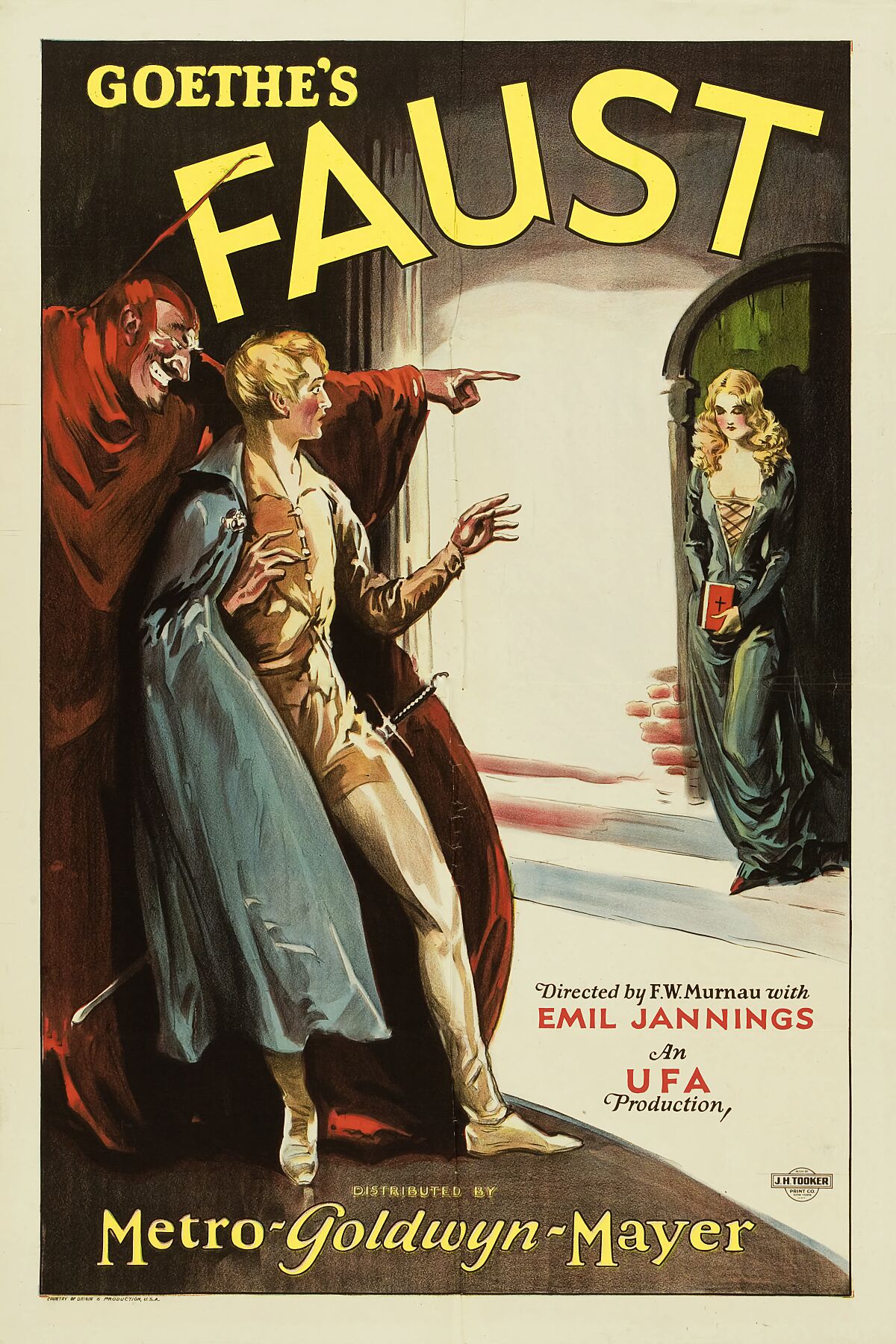 Faust Movie Poster - 1926