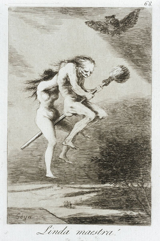 Jolie prof ! D'après Los Caprichos de Goya - 1799