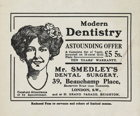 Mr Smedley's Dentist - 1913