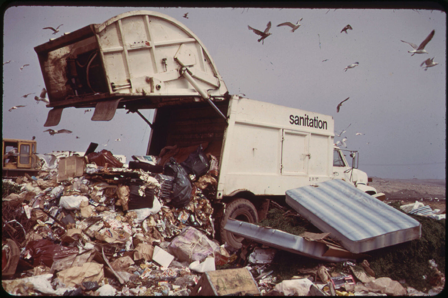 Landfill Operation Is Conducted by the City of New York on the Marshlands of Jamaica Bay by Arthur Tress - 1973