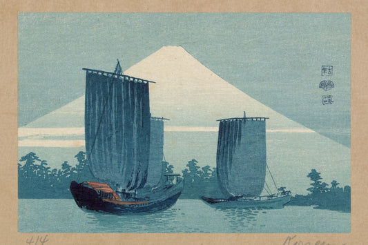 Fuji Ni Hansen par Uehara Konen - 1900
