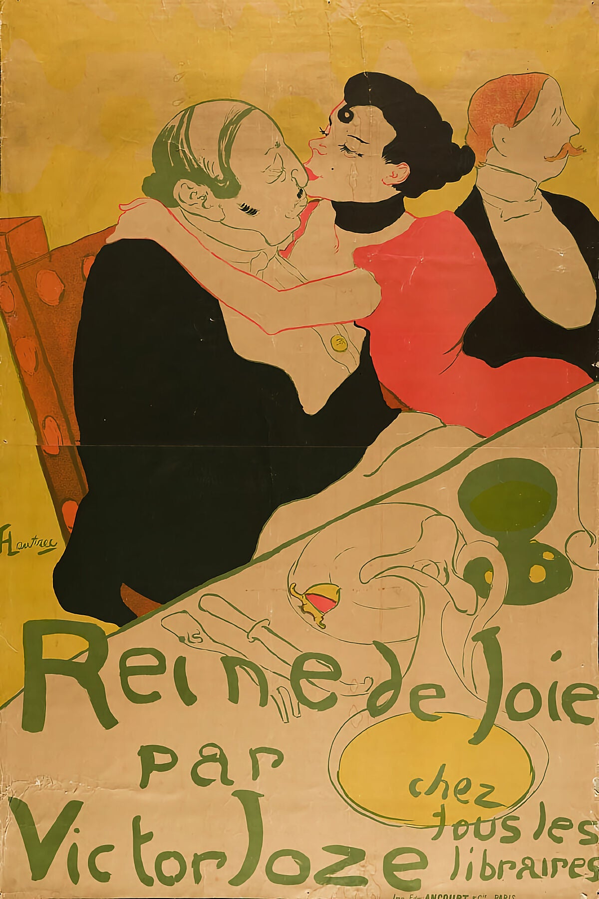 Reine de Joie par Victor Joze by Toulouse Lautrec, 1892