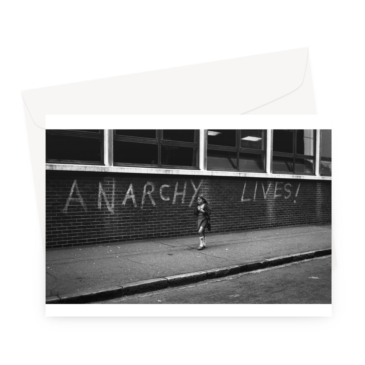 L'anarchie vit à Londres, 1976 - Carte de vœux
