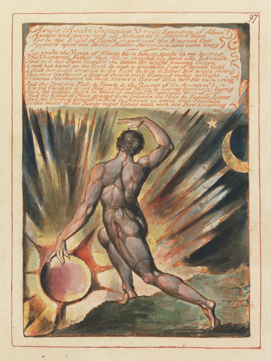 Jerusalem - The Emanation of the Giant Albion by William Blake - etched 1804-1820
