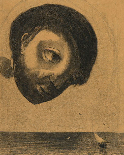 Guardian Spirit of the WatersDate: 1878  Artist: Odilon Redon print