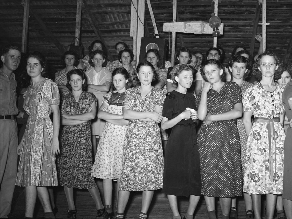 Cajun Women at a Fais-do-do Dance by Russell Lee - 1938