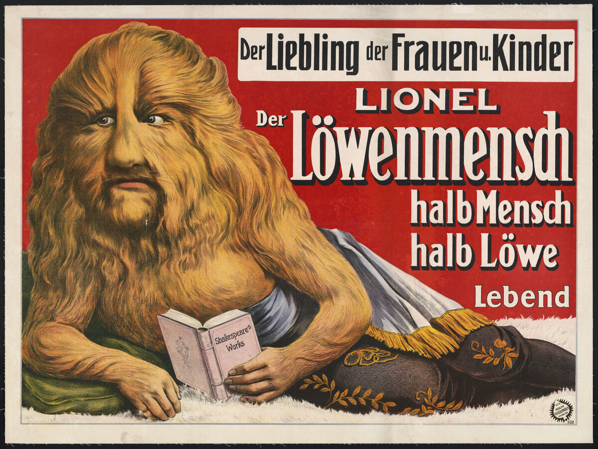 Lionel der Löwenmensch by Adolph Friedländer - 1913