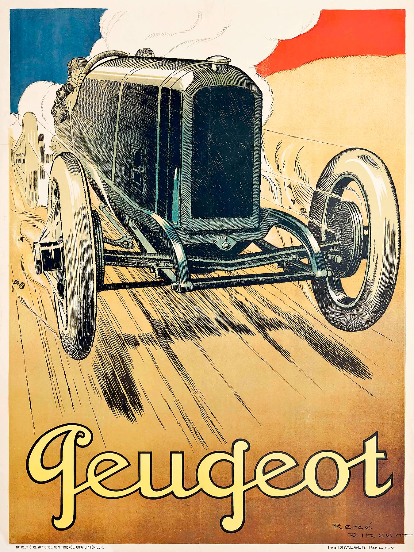 René Vincent (1879-1936) PEUGEOT, 1919