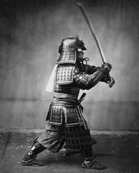 Samurai with Sword - c. 1860