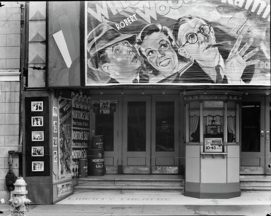 Liberty Movie Theater in New Orleans by Walker Evans - c.1935
