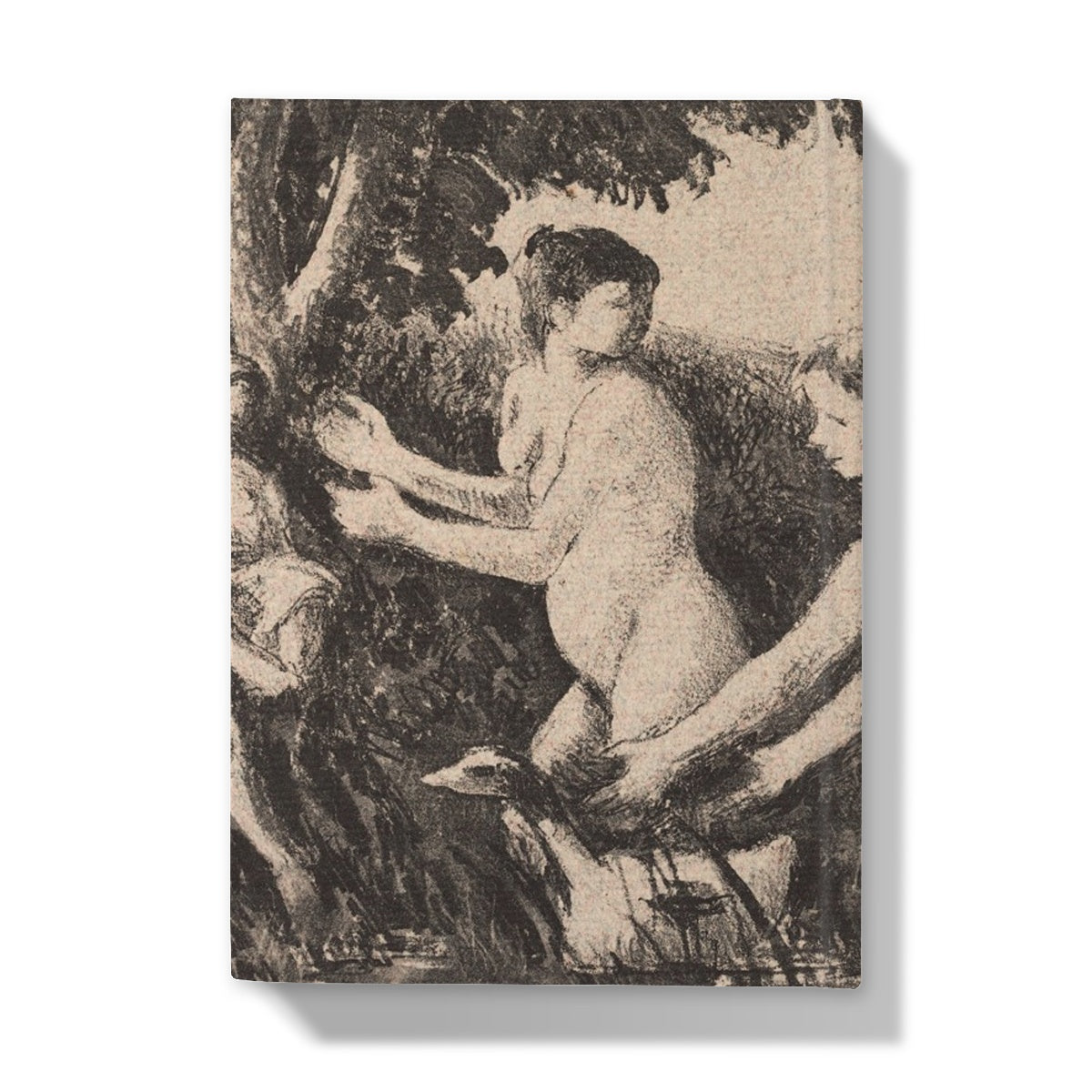 Baigneuses luttant (Bathers Wrestling) by Camille Pissarro, c. 1896 - Hardback Journal
