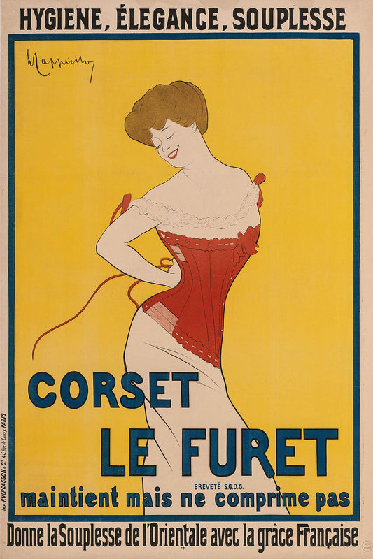 Leonetto Cappiello, Poster, 'Corset Le Ferret', 1901
