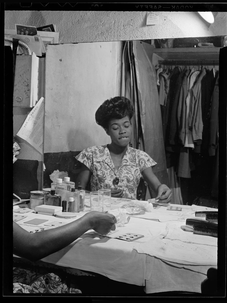 Portrait of Sarah Vaughan at Café Society - 1946