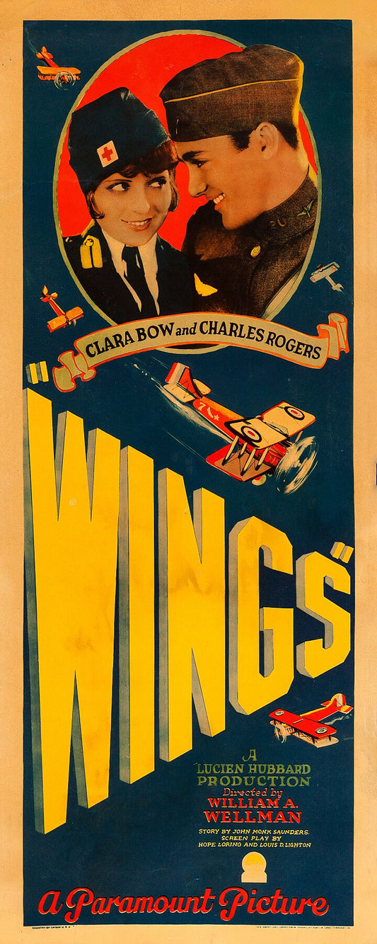 Wings starring Clara Bow poster - 1927