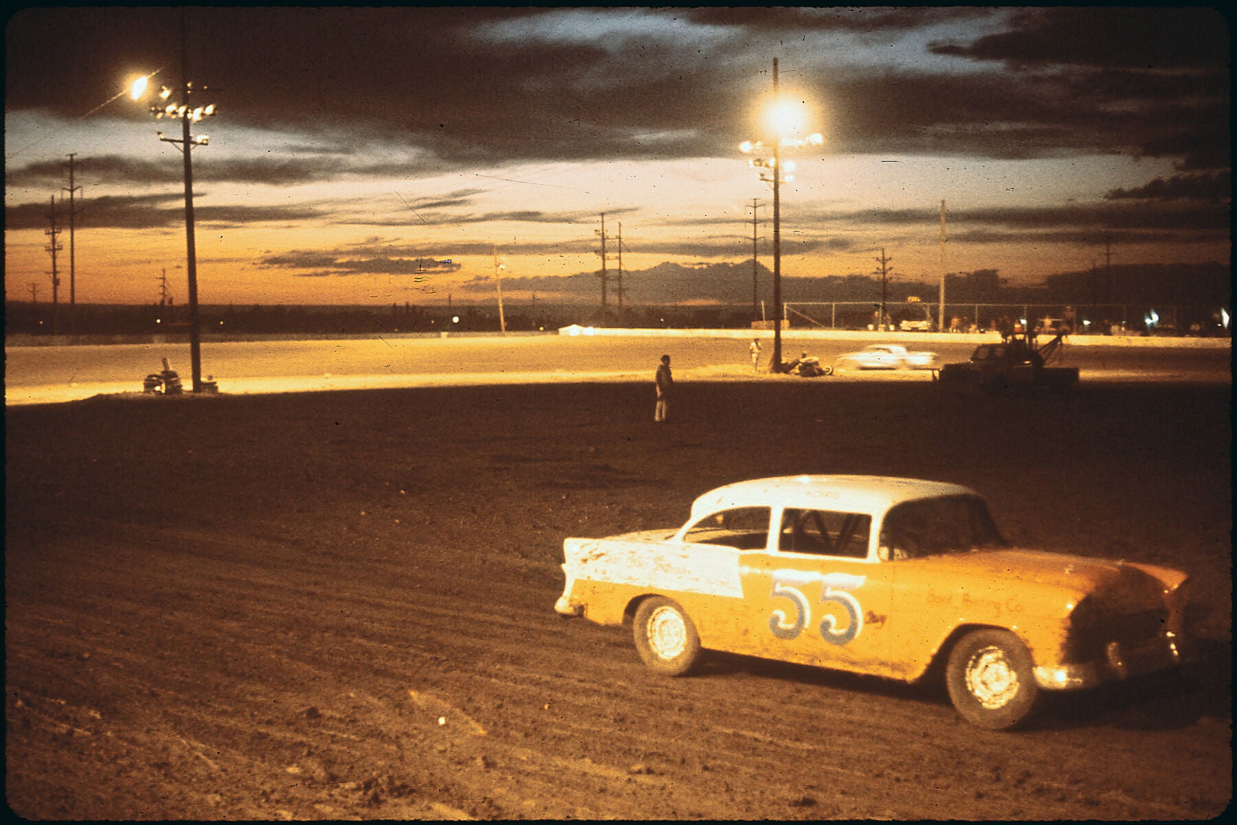 Albuquerque Speedway Park, One of Three Stock Car Race Tracks in Albuquerque by Danny Lyon - 1972