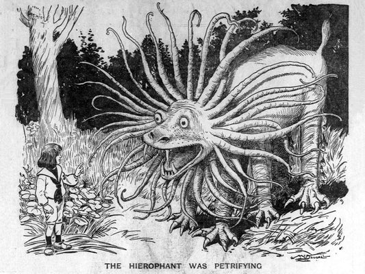 El Hierofante Petrificante de Walt McDougall - 1903 