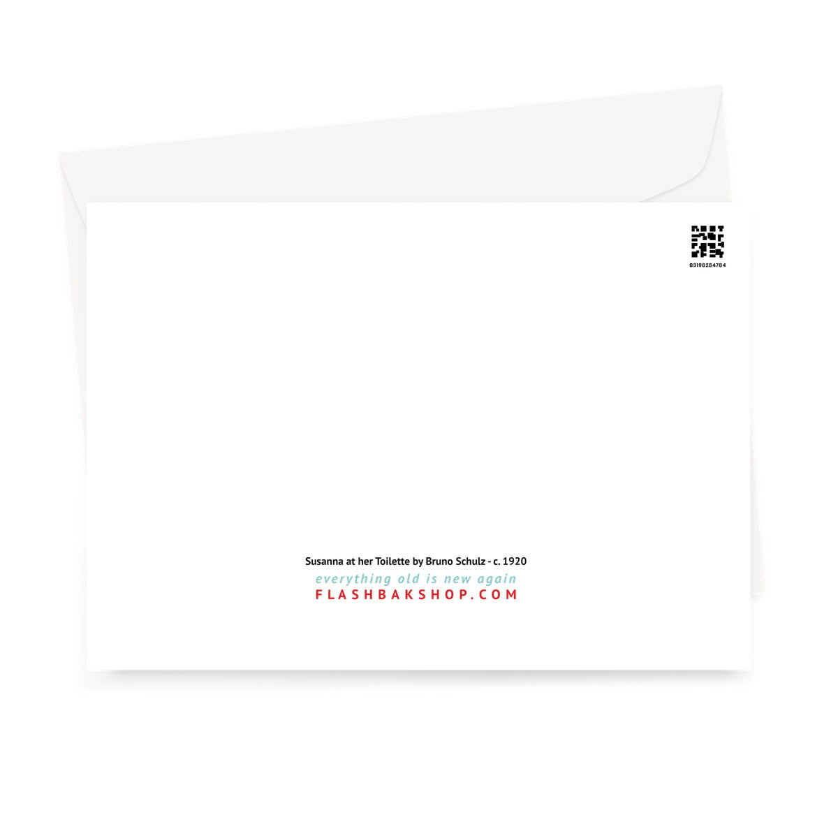 Susanna at her Toilette by Bruno Schulz, c. 1920 - Greeting Card