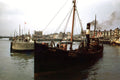 Trawler 'Cairo', Lowestoft Harbour by Hardwicke Knight - c.1955