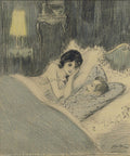 C'est donc vrai, ce qu'on dit que vous n'aimez pas les femmes by Théophile Aléxandre Steinlen
