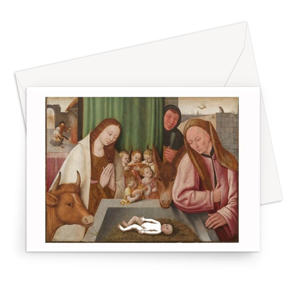Hieronymus Bosch (manner of), The Nativity, c.1550 -c.1600 - Greeting Card