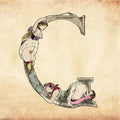 Letter G from the Erotic Alphabet by Joseph Apoux - 1888