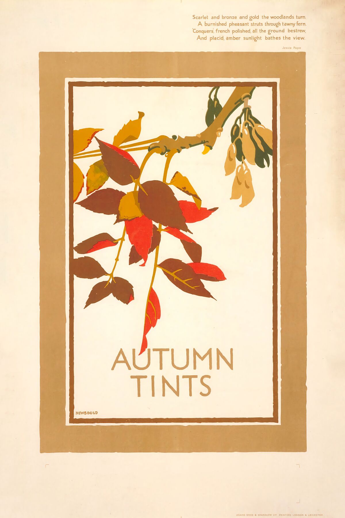Autumn Tints by Frank Newbould - 1922