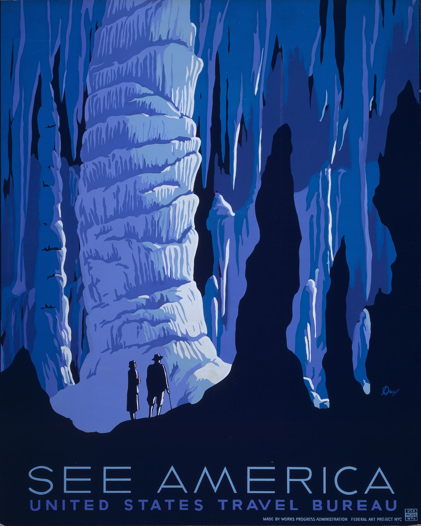 See America Alexander Dux  NYC - Works Progress Administration Federal Art Project, 1938