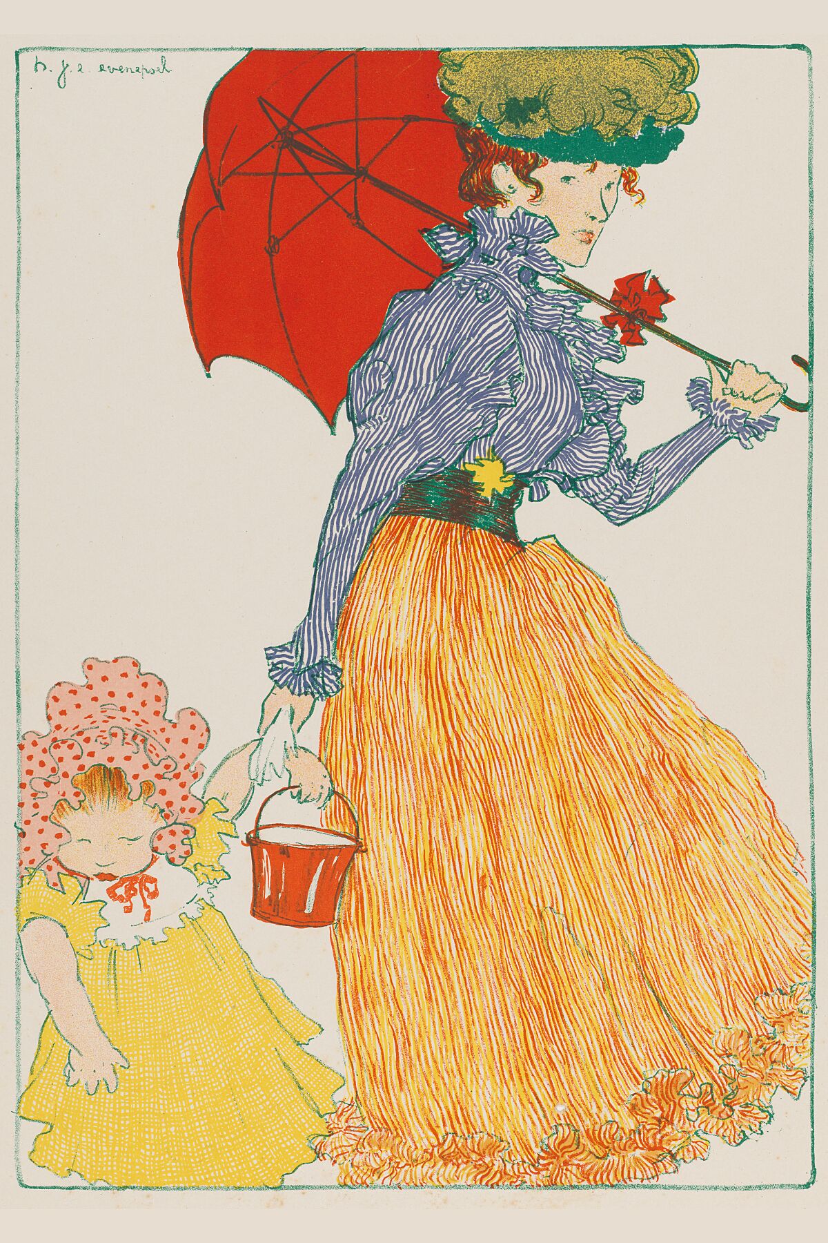 In the Square 1897 Henri Evenepoel (Belgian, 1872-1899)